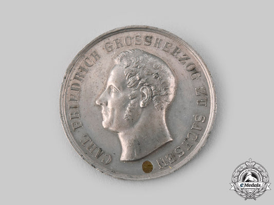 saxe-_weimar-_eisenach,_grand_duchy._a_silver_merit_medal,_museum_exhibition_example_ci19_7569