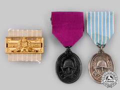 Germany, Weimar Republic. A Lot Of Fire Brigade Long Service Medals