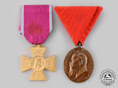 Bavaria, Kingdom. A Pair Of Bavarian Service Medals