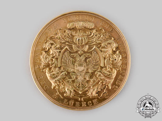 germany,_weimar_republic._a1923_free_city_of_lübeck_faithful_service_medal,_to_marie_luise_schreep,_by_berliner_medaillen-_münze_ci19_7751