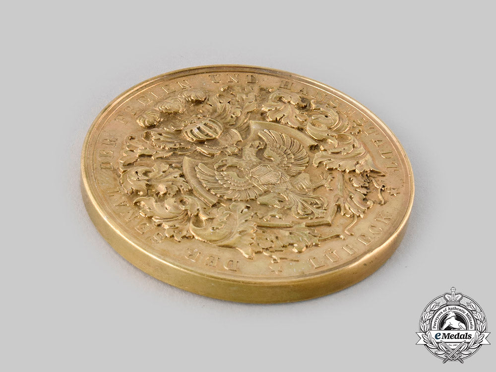 germany,_weimar_republic._a1923_free_city_of_lübeck_faithful_service_medal,_to_marie_luise_schreep,_by_berliner_medaillen-_münze_ci19_7753