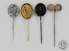 Germany, Third Reich. A Lot Of Third Reich Period Stick Pins