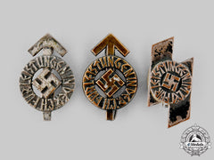 Germany, Hj. A Lot Of Miniature Proficiency Badges