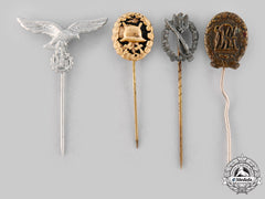 Germany, Third Reich. A Lot Of Third Reich Period Stick Pins