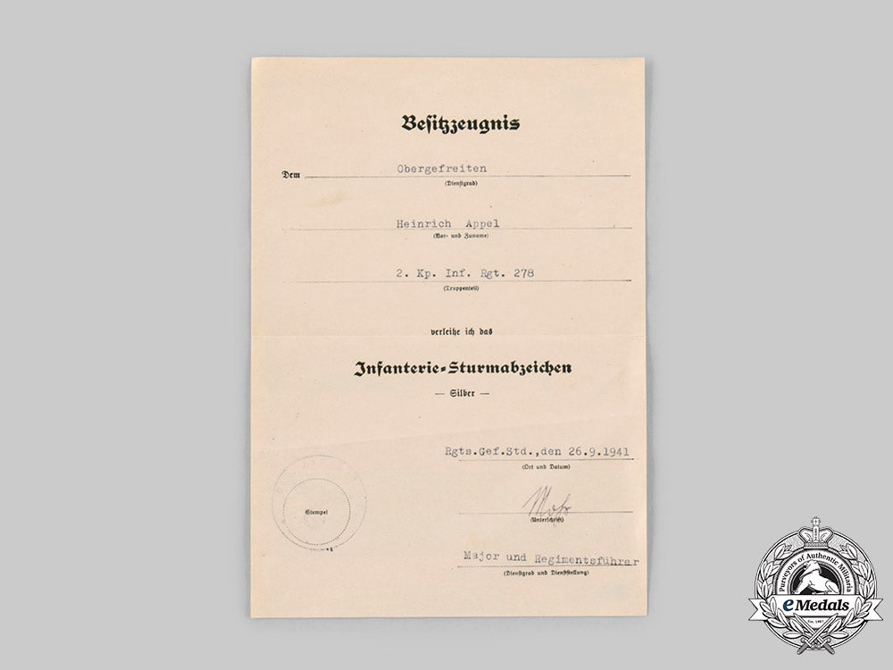 germany,_heer._a_lot_of_award_documents_to_senior_lance_corporal_heinrich_appel(_wia)_ci19_7899