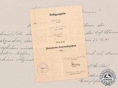 Germany, Wehrmacht. A Pair Of Documents, 5Th Company Of The Infantry Regiment 527