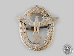 Germany, Ordnungspolizei. A Visor Cap Badge, First Pattern