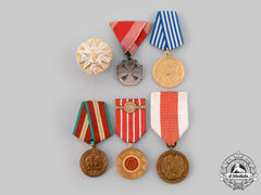 Austria, Poland, Romania, Russia, Yugoslavia. Lot Of Six Awards