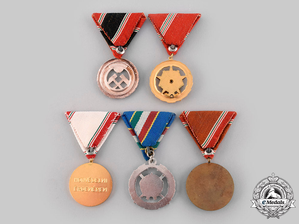 hungary,_people's_republic._a_lot_of_five_medals_ci19_8095