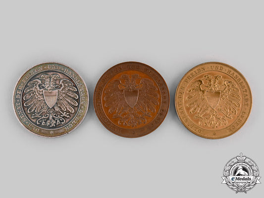 lubeck,_free_city._a_lot_of_state_award_table_medals,_c.1890_ci19_8478