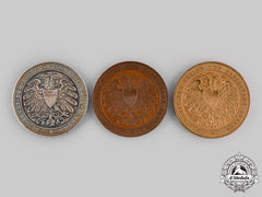 Lubeck, Free City. A Lot Of State Award Table Medals, C.1890