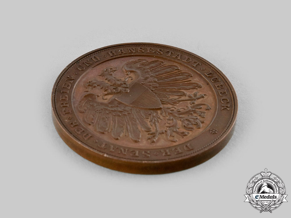 lubeck,_free_city._a_lot_of_state_award_table_medals,_c.1890_ci19_8481