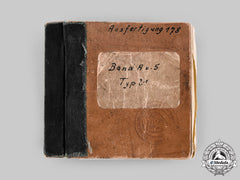 Germany, Kriegsmarine. An Extremely Rare Pocket Manual For A Type Xxi U-Boat
