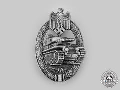 Germany, Wehrmacht. A Panzer Assault Badge, Silver Grade, By Adolf Scholze