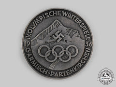 Germany, Third Reich. A 1936 Garmisch-Partenkirchen Winter Olympics Games Table Medal