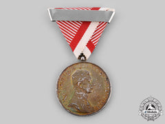 Austria, Empire. A Bravery Medal, I Class Silver Grade Medal With Second Award Clasp, Karl I (1917-1918)