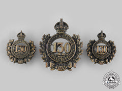 Canada, Cef. A 130Th Infantry Battalion "Lanark And Renfrew Battalion" Set, C.1915