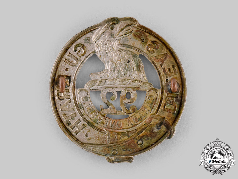 canada,_cef_a92_nd_infantry_battalion"48_th_highlanders"_glengarry_badge,_by_tiptaft,_c.1915_ci19_9341