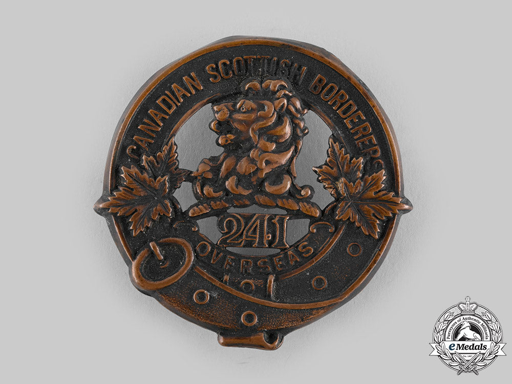 canada,_cef._a241_st_infantry_battalion_officer's_glengarry_badge,_by_ellis_bros,_c.1917_ci19_9355