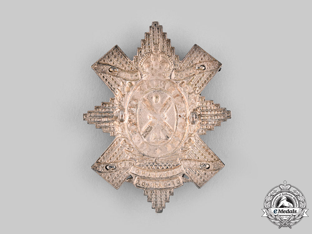 canada,_dominion._a_king's_crown_royal_highland_regiment_of_canada"_the_black_watch"_officer's_cap_badge_ci19_9365
