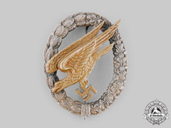 Germany, Luftwaffe. A Fallschirmjäger Badge By Gebrüder Wegerhoff