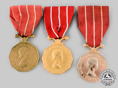 Canada, Commonwealth. Three Elizabeth Ii Canadian Forces' Decorations