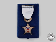 Chile, Republic. A Merit Star For The Investigative Police, Troops With Case