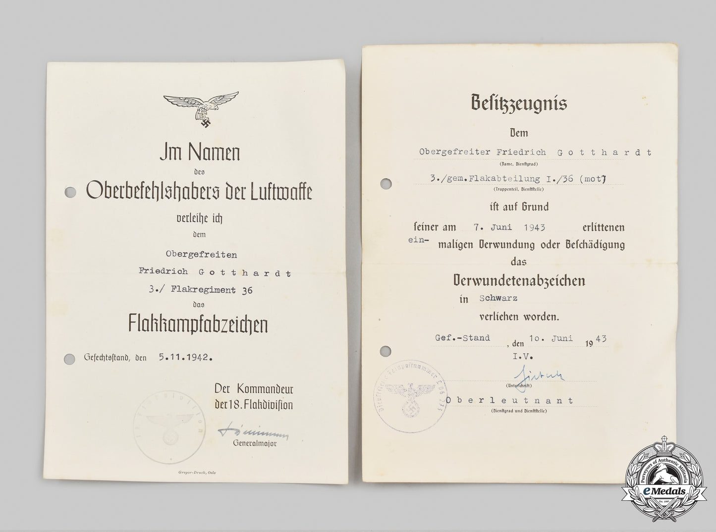 germany,_luftwaffe._a_flak_badge_with_award_documents,_to_obergefreiter_frierich_gotthardt_cic2021__mnc9676