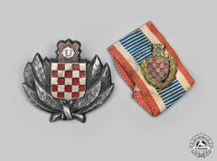 Croatia, Independent State. Two Ustasha Items