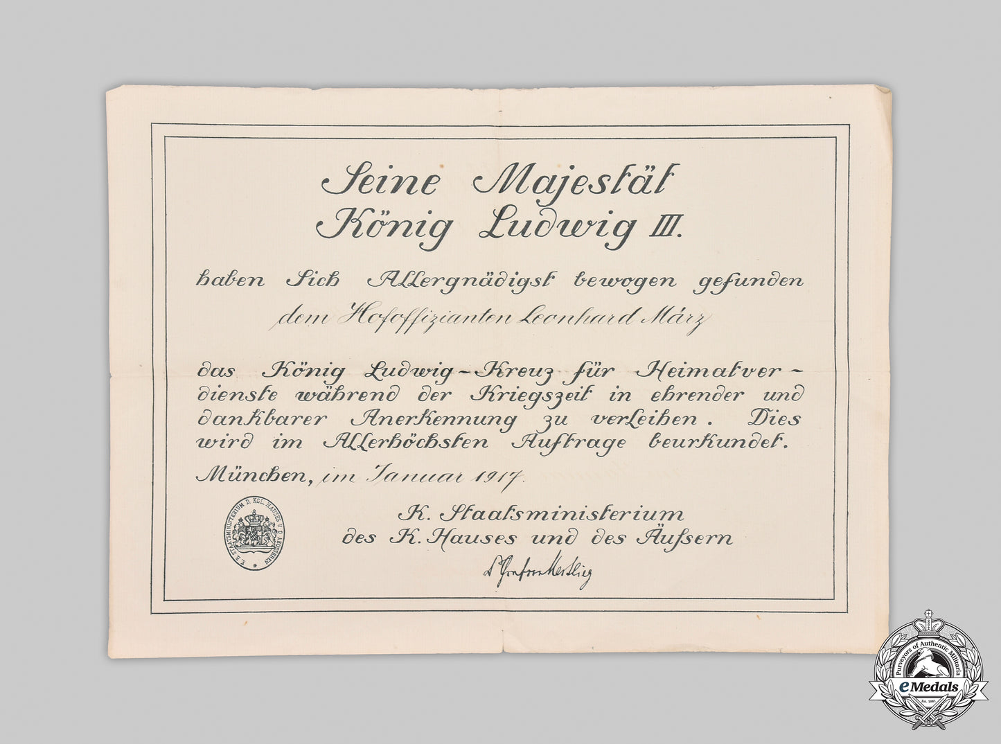 germany,_imperial._a_collection_of_award_documents_to_bavarian_royal_civil_servant_märz_cic_2021_013_mnc2051_1_1_1