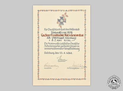 germany,_sa._a_heldentod_document_to_sa-_obertruppführer_gustav_ritter_von_grubenthal,_crimea_kia_cic_2021_226_mnc9639_1