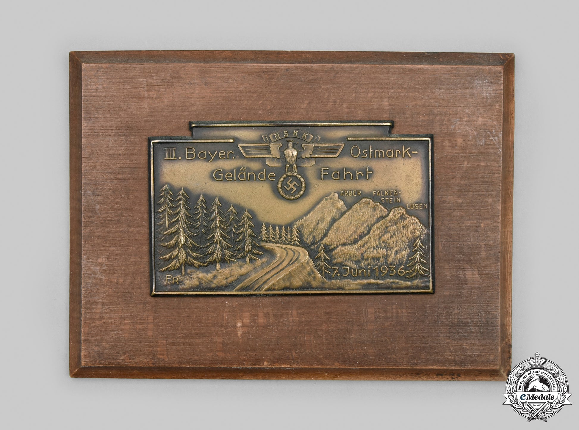 germany,_nskk._a1936_bayerische_ostmark_cross-_country_drive_plaque_cic_2021_259_mnc9595