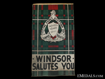 the_essex_scottish_regimental_departure_banner_cm733a