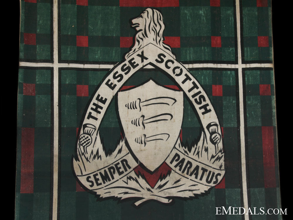 the_essex_scottish_regimental_departure_banner_cm733b