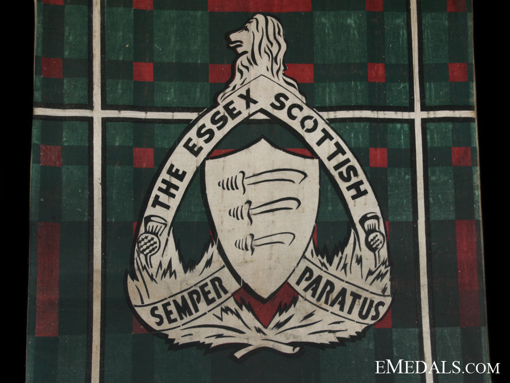the_essex_scottish_regimental_departure_banner_cm733b