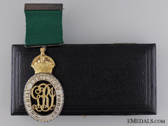 Colonial Auxiliary Forces Officer Decoration With Case Of Issue