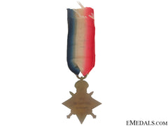 1914-15 Star - Wounded At Ypres Gas Attack