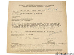 Croatian Wwii Original Document