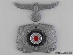 Custom Official's Visor Wreath And Cap Eagle
