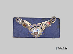 United Kingdom, Canada. An Ancient Order of Froth Blowers Collar to Thain Wendell MacDowell, V.C. Recipient for Actions at Vimy Ridge, 1917