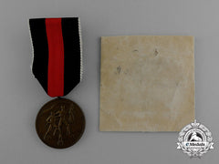 A Commemorative Austrian Anschluss Medal In Its Original Packet Of Issue