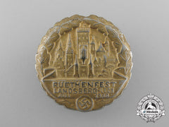 A 1938 Ruethenfest Celebration Badge