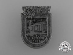 A 1937 Daf Töging Exhibition Badge By Deschler Und Sohn