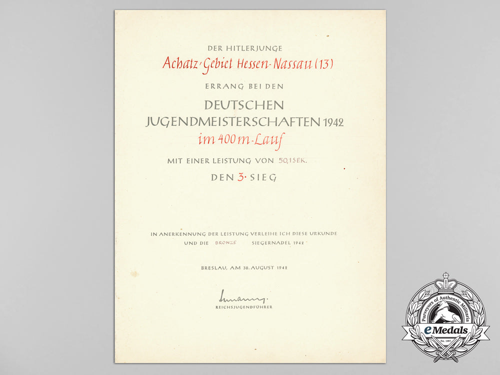 a1942_hj_summer_competition_games_in_breslau_award_document_d_0074_1_1