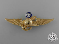 A Republic Of Taiwan Marine Corps Light Aviation Pilot Badge