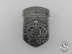 Germany, Third Reich. A 1934 Karlsruhe Border-Counties Braune Messe Badge