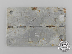 A Second War Polish Pow Id Tag; Stalag Viii C