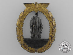 An Early Kriegsmarine Minesweeper War Badge By Rudolf Karneth & Söhne