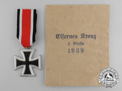 An Iron Cross 1939 Second Class With Original Packet Of Issue By Josef Feix & Söhne