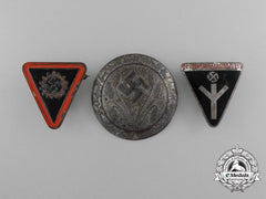 A Lot Of Three Third Reich Period Civilian Organization Membership Badges